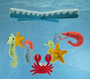 Seaside Mobile knitted toy pattern