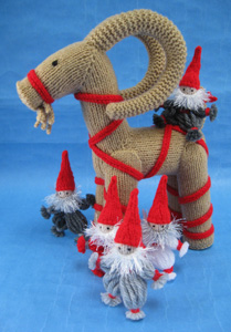 Julbock & Garntomtar knitted toys